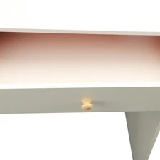 Vanity Desk Modern Multiple Shelves Dressing Table Multifunction Space Saving