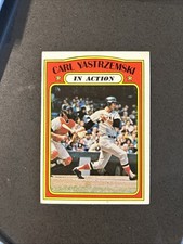 1972 Topps Carl Yaz Yastrzemski In Action 38 Nr Mint HOF Boston Red Sox