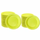 Yellow Disposable Round Paper Plates 7"/9" – Strong BBQ & Catering Plates