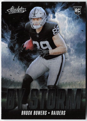 Brock Bowers #BS-BBS 2024 Panini Absolute By Storm card