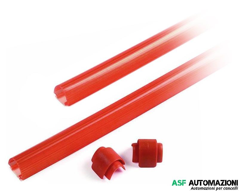 Kit gomma paracolpi NICE XBA13 per barriera asta stradale ( set 9 metri)