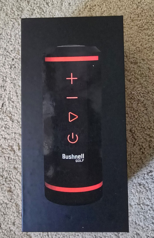 BUSHNELL GOLF WINGMAN Bluetooth SPEAKER + AUDIBLE GPS Model 361910 NEW in box