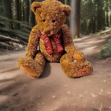 Vtg 2001 FAO Schwarz 24" Large Special Edition Holiday Plush Jointed Teddy Bear