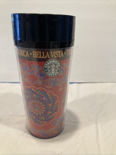 Vintage Starbucks ThermoSerb Tumbler Costa Rica Bella Vista Tres Rios Mid 90’s - Imagen 3 de 13