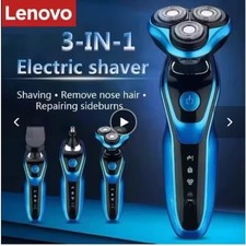 Lenovo Mens 3-in-1 Electric Shaver - Beard Tr...
