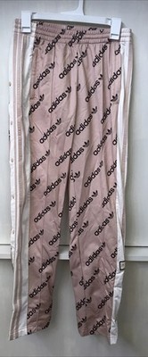 Adidas Originals Pants Adibreak Logomania Track Breakaway Women s Blush Cream XS
