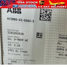 ACS880-01-03A3-3 1PC NEW ABB Frequency Converter Free shipping US Free TAX