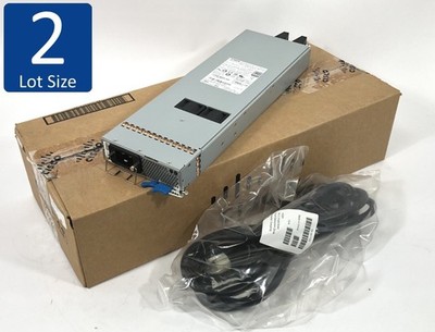 LOT OF 2 Open Box Cisco Nexus N9K-PAC-3000W-B AC Port Side Intake 3000WAH PSU