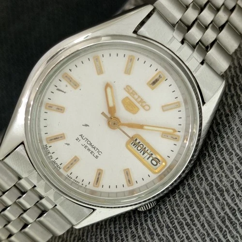 GENUINE VINTAGE SEIKO 5 AUTOMATIC JAPAN 7S26A MENS ORIGINAL DIAL WATCH a2649-U