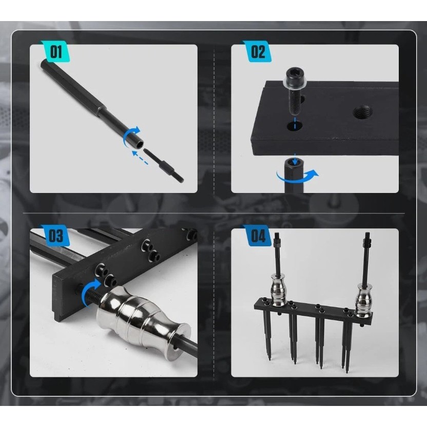 NEW Fuel Injector and Rail Assembly Replacer Master Tool Kit EN-51146