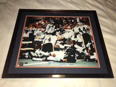 Walter Payton signed 16 x 20 photo autographed Chicago Bears SWEETNESS WPF COA