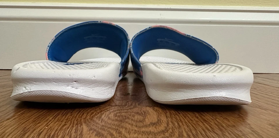 Sandalias Nike para mujer 11 Benassi JDI estampado diapositivas multicolor punta abierta 618919-109 Foto 4 de 4