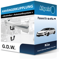 für Kia Cee'd Sporty Wagon (Kombi) 03.18- G.D.W. AnhäNgerkupplung Abnehmbar Neu