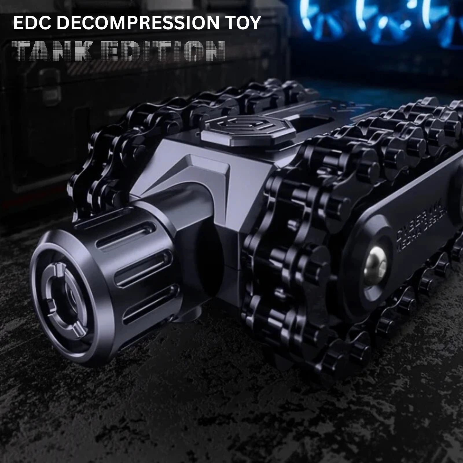 EDC Decompression Fidget Toy | Metal Stress Relief Spinner & Anxiety ...