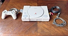 BUNDLE! Sony PlayStation 1 SCPH-7001 PS1 Console, 1 controller, cords, PERFECT!
