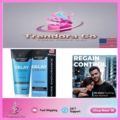 Sensitive Skin Friendly Delay Cream for Men - Long Lasting Pleasure & Comfort