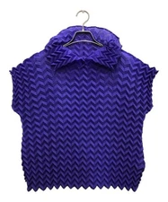 ISSEY MIYAKE Me zigzag Pleated cut sew
