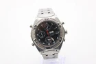 F Vintage Quartz Gents Seiko 200m 7T32-6L90 Chronograph Alarm Wristwatch Working