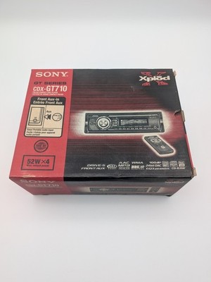 NOS Sony Xplod CDX-GT710 Old School CD Car Audio Stereo Graphics! + Remote