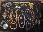 Nice Lot of Vintage Costume Jewelry - Earrings, Necklaces, Bracelets 34 pcs.