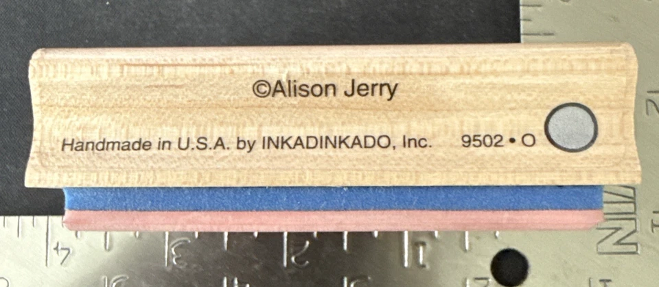 Inkadinkado - 9502O Santa and Reindeer - рождественский резиновый штамп - Изображение 2 из 3