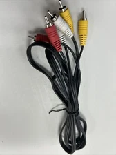 Stereo Audio + Video Component Cables • 60 Inches • RCA Male to RCA Male