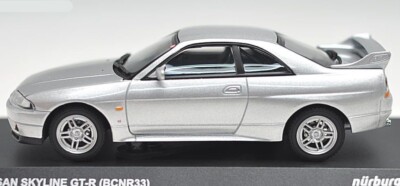 Kyosho 1/43 Nissan 1994 Skyline GT-R Bnr33 Nurburgring Test Car