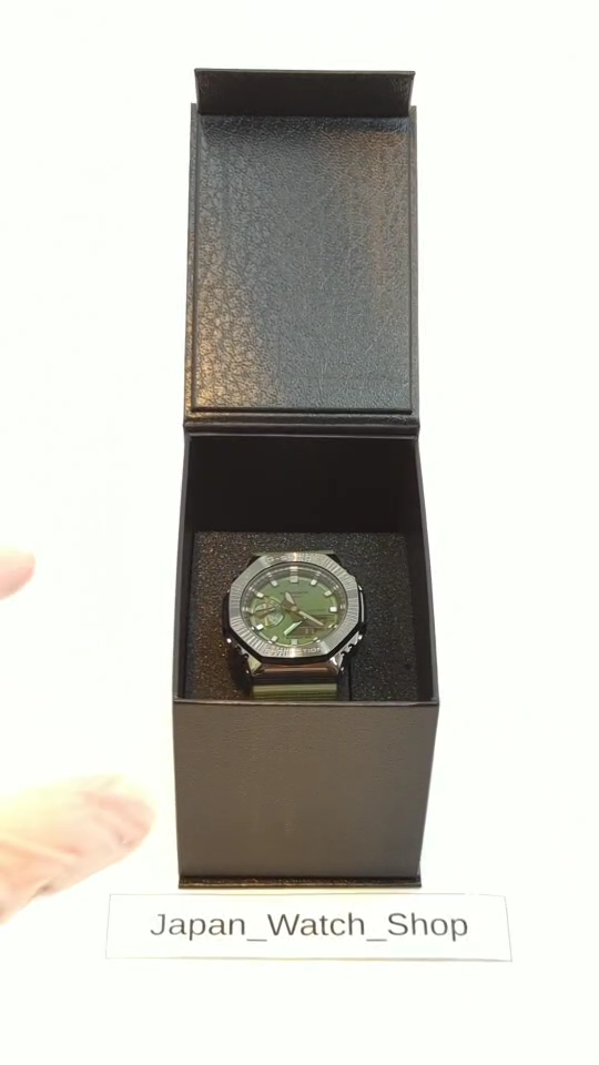 CASIO G-SHOCK Quartz GM-2100B-3AJF Green Metal Covered LED Men