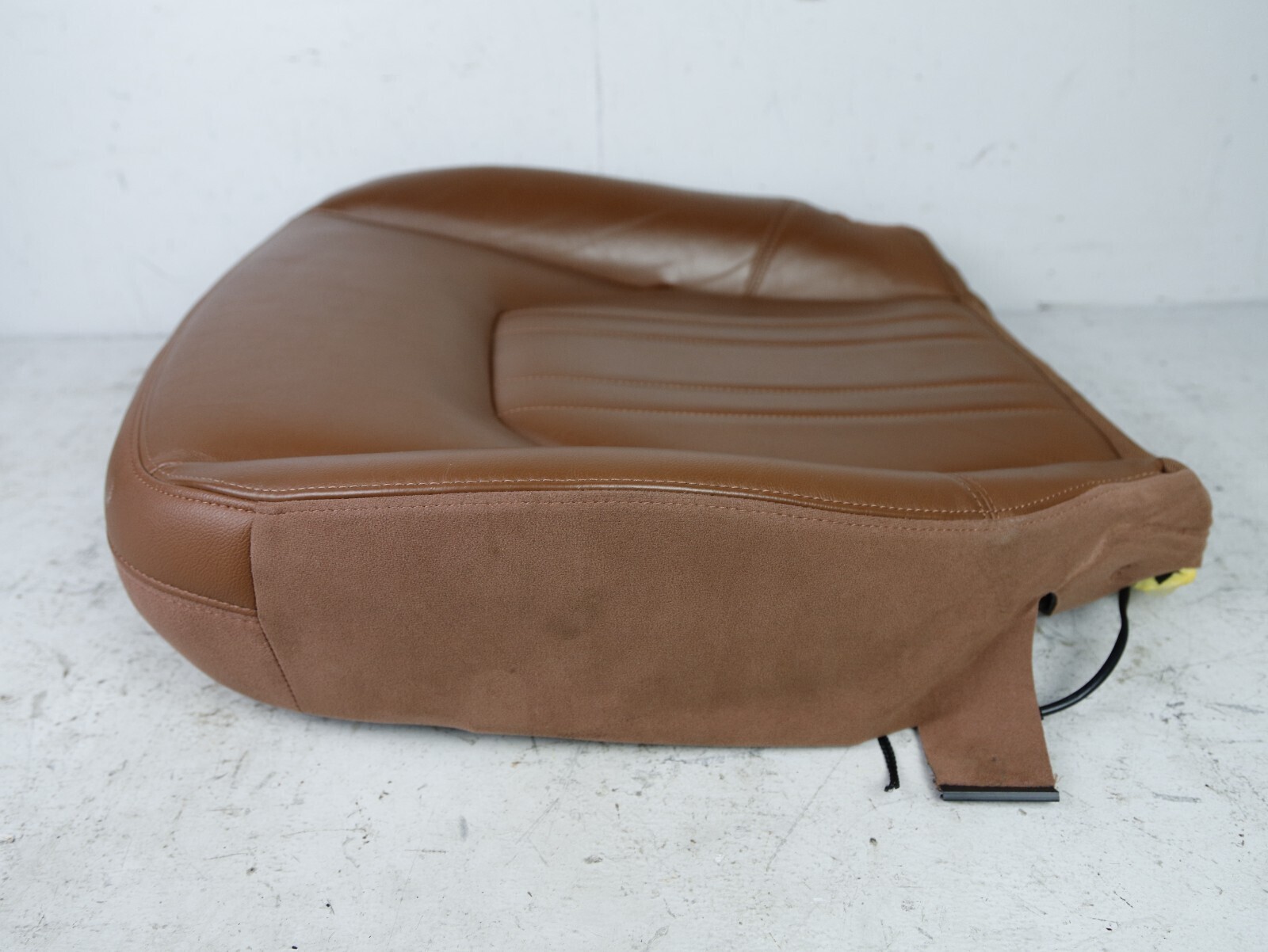 14-17 MASERATI GHIBLI FRONT RIGHT SEAT BOTTOM LEATHER CUSHION WIRING CUOIO 52K