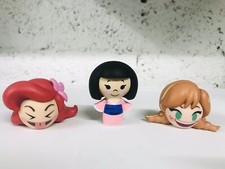 Lot Of 3 Funko Mymoji Disney ARIEL and ANNA The Little Mermaid Emoji+Japan Girl