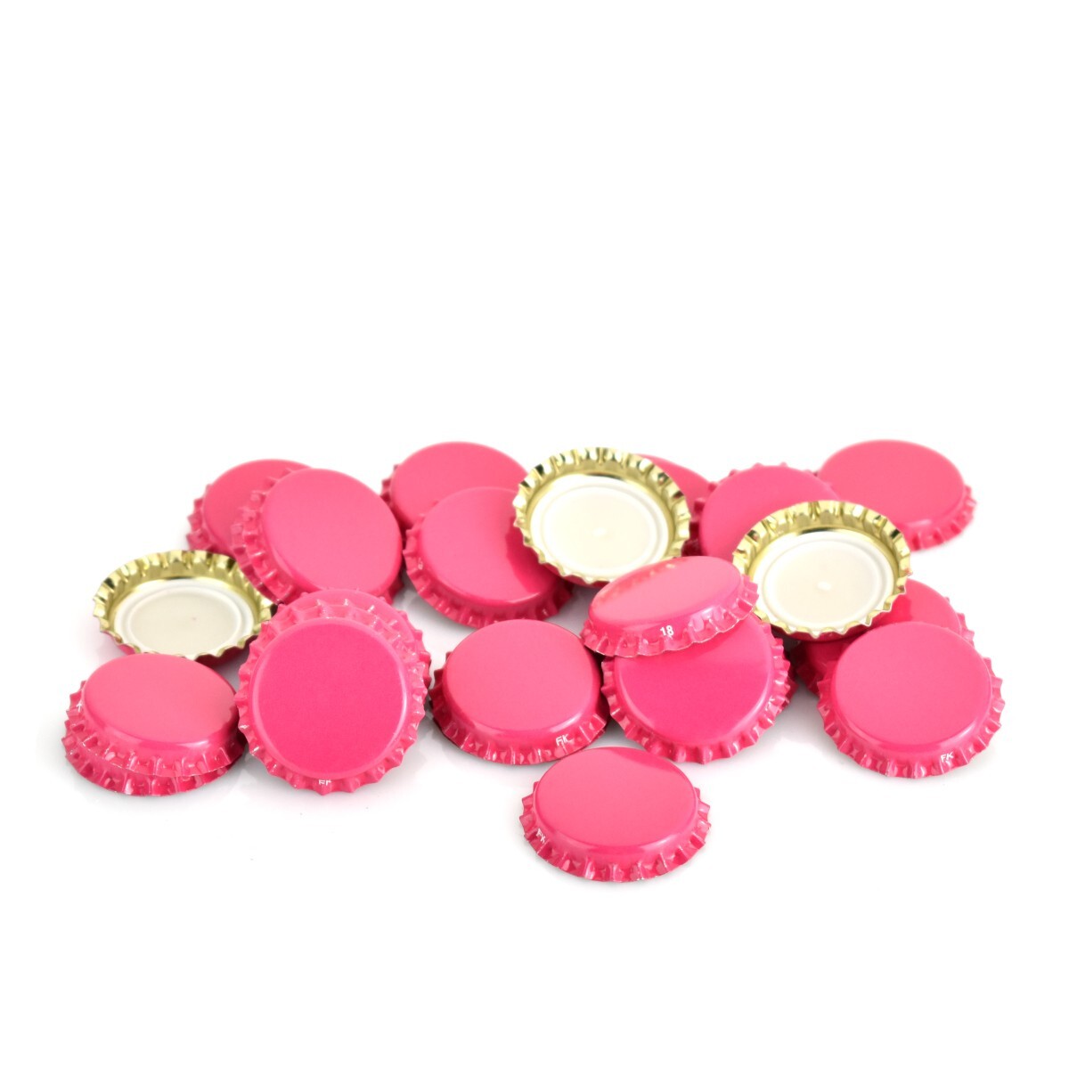 50 Raspberry Home Brew Bottle Crown Caps 26mm Tops for Beer Bottle