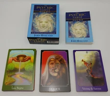 THE PSYCHIC TAROT Oracle Cards 65 Card Deck & Guidebook By John Holland