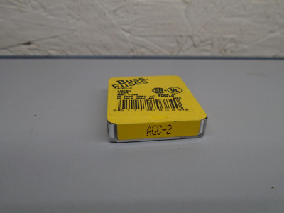 New box of 5 AGC-2 amp Buss Fuses  AGC2   Bin33
