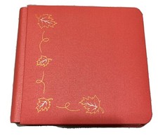 Creative Memories 7 x 7 album, autumn leaves with page protectors