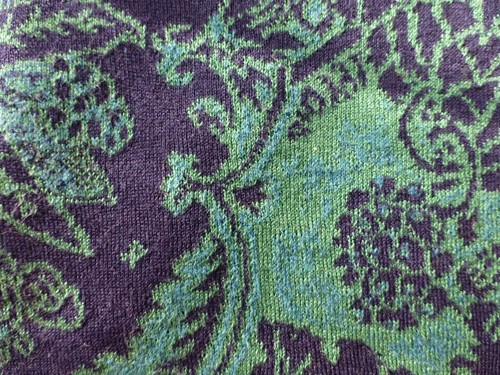 Peruvian Connection Jacquard Strickrock, gr. M, Blau-Grün - Bild 3 von 5