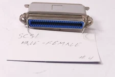 SCSI TERMINATOR 50 PIN CENTRONICS MALE / FEMALE PASS THROUGH PASSIVE  #4