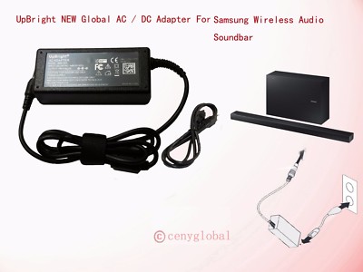 Global AC Adapter For Samsung Soundbar Speaker Sound Bar System HW/PS 19V Series