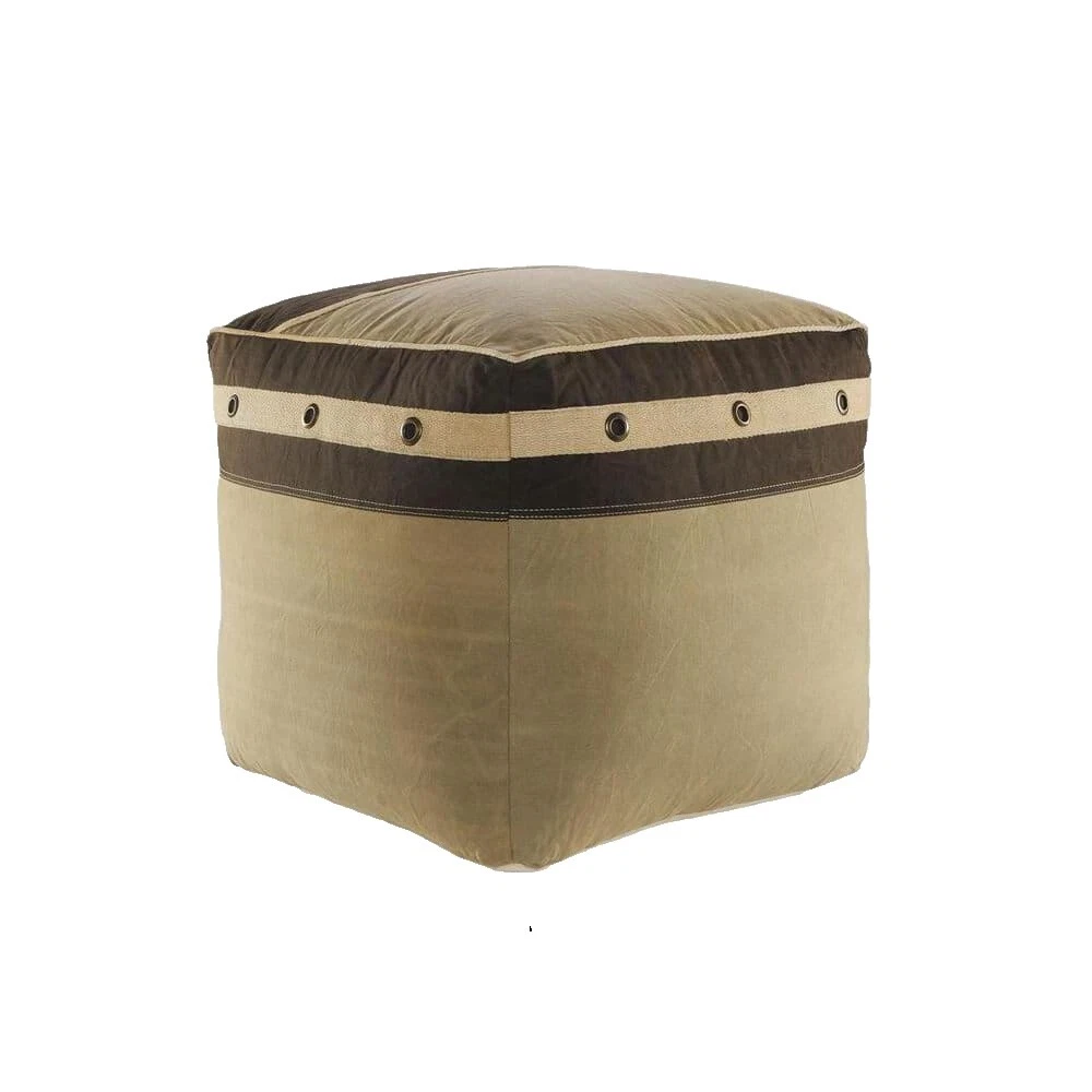 Striped Square Industrial Home Décor Pillows