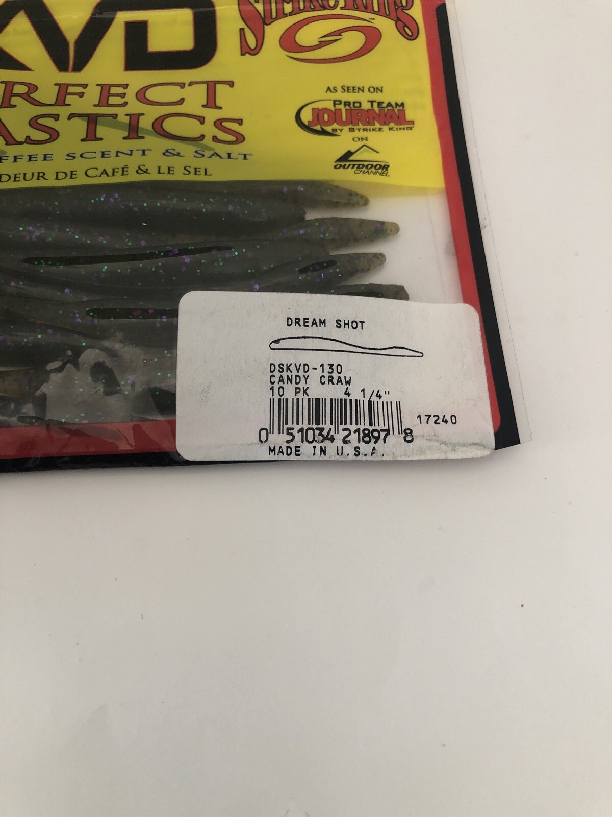 NEW STRIKE KING Perfect Plastics KVD Dream Shot (4 1/4") SHIPS N 24HRS - Image 4