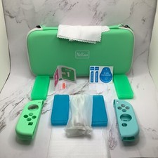Nintendo Switch Carrying Case Bundle With 9pcs Accessories By NeKan