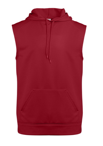 Herren Ärmellos Pullover Kapuzenpullover Einfarbig Baumwolle Weste Hoodie Taschen - Bild 4 von 13