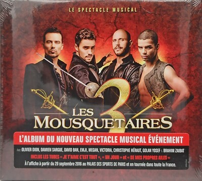 CD LES 3 MOUSQUETAIRES LE SHOW MUSICAL neu im Blister