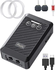 Pawfly Ultra Quiet Live Bait Aerator USB Rechargeable Battery Air Pump for 5-100