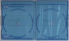 NEW Replacement Standard 12mm 2-Disc Blu-ray Case with Clear Outer Sleeve