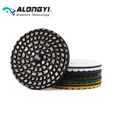 5 Inch Dry Wet Metal Diamond Grinding Discs Concrete Polishing Pads