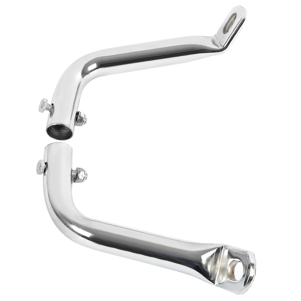 Supporti Cromati Per Borse Laterali Harley Touring 1993-2013 - Pair Chrome Saddlebag Guard Brackets - Foto 8