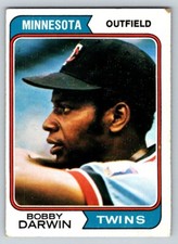 1974 TOPPS BASEBALL 527 BOBBY DARWIN