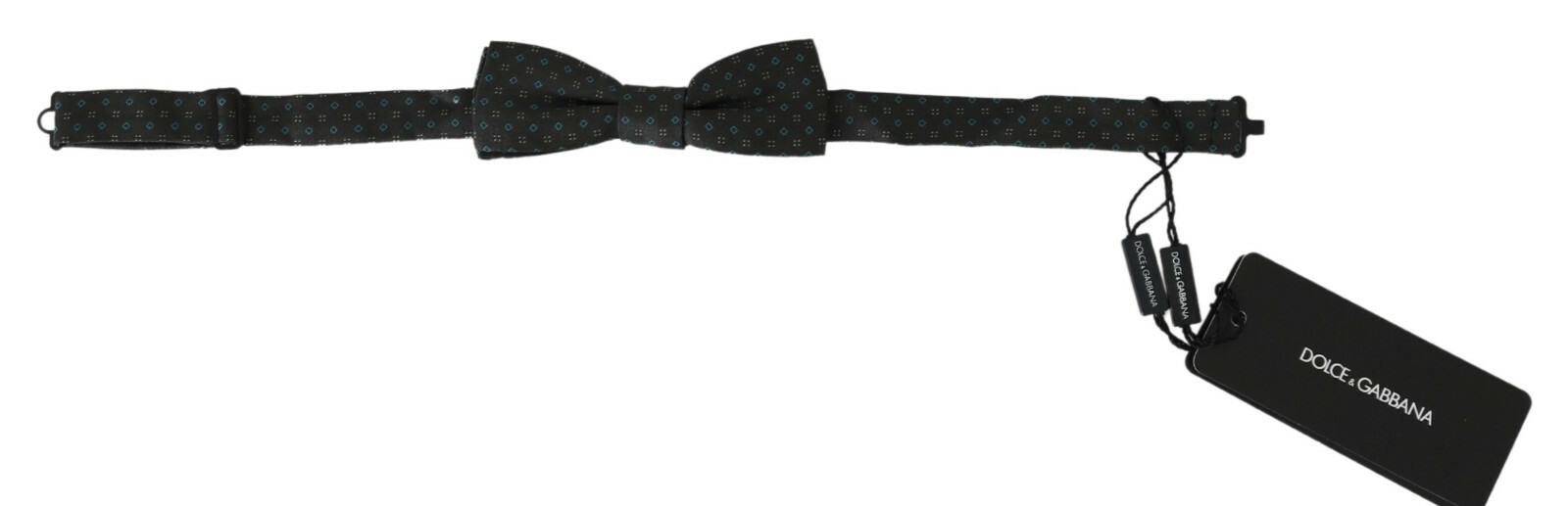 DOLCE - GABBANA Мужской галстук-бабочка серого цвета с шелковым регулируемым воротником и папийоном Рекомендуемая розничная цена 200 долларов США 12290₽