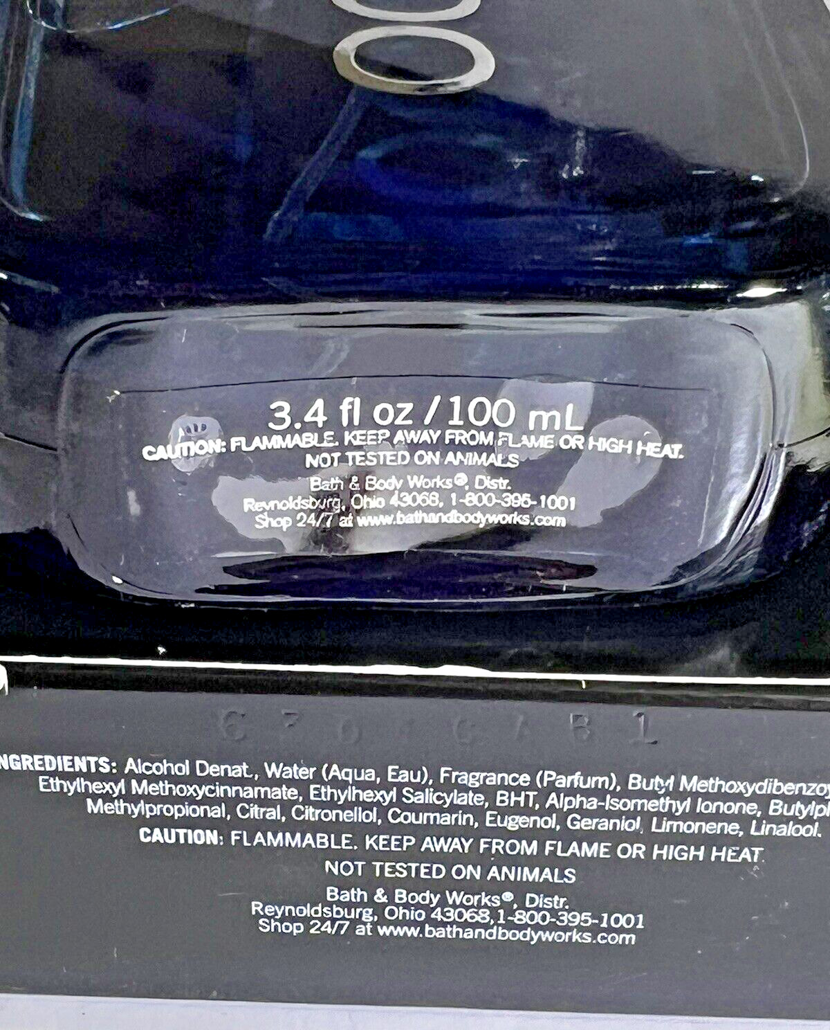 Bath & Body Works Signature Collection OCEAN For Men Cologne Spray 3.4 oz