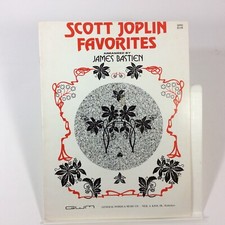 Scott Joplin Favorites Vintage Piano Literature Music Book